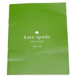 Pre Owned Kate Spade Beige/Black Leather Hanover Street Lorin Satchel