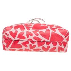 Pre Owned Kate Spade Two Tone Pink Leather Large Molly Ever Fallen Tote