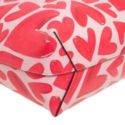 Pre Owned Kate Spade Two Tone Pink Leather Large Molly Ever Fallen Tote