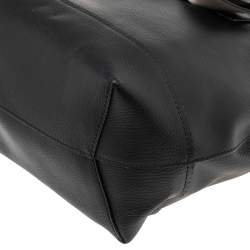 Pre Owned حقيبة يد كيت سبيد جوافه فيونكة جورجيا فندربيلت جلد أسود