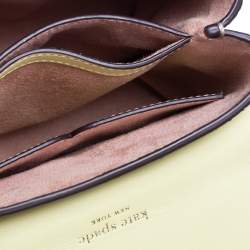 Pre Owned Kate Spade Multicolor Snakeskin Embossed Leather Nicola Twistlock Top Handle Bag