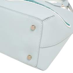 Pre Owned Kate Spade Lime Green Leather Gator Hilli Satchel