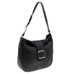 Pre Owned Kate Spade Black Leather Healy Lane Lilith Hobo