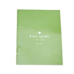 Pre Owned Kate Spade Black Tweed and Leather Turnlock Top Handle Bag