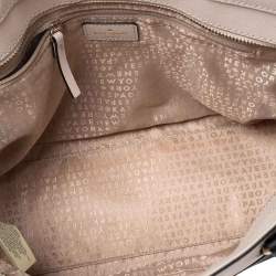 Pre Owned Kate Spade Black/Cream Saffiano Leather Top Zip Tote