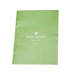 Pre Owned حقيبة ساتشل كيت سبيد كاتز مياو كات لوتي جلد أسود