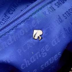 Pre Owned حقيبة ساتشل كيت سبيد كاتز مياو كات لوتي جلد أسود