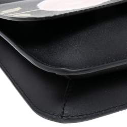 Pre Owned حقيبة كتف كيت سبيد بوتنام دراي هازي روز ليز جلد أسود 