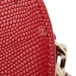 Pre Owned Kate Spade Red Leather Heart Shaped Crossbody Bag