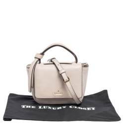 Pre Owned Kate Spade Lilac Leather Bell Lane Kyleigh Satchel