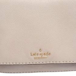 Pre Owned Kate Spade Lilac Leather Bell Lane Kyleigh Satchel