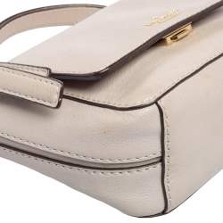 Pre Owned Kate Spade Lilac Leather Bell Lane Kyleigh Satchel