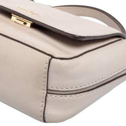 Pre Owned Kate Spade Lilac Leather Bell Lane Kyleigh Satchel