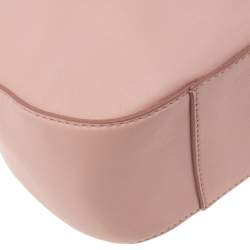 Pre Owned Kate Spade Light Pink Leather Snap Hobo