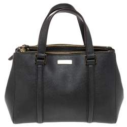 Pre Owned Kate Spade Black Leather Newbury Lane Briar Tote