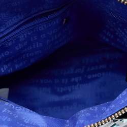 Pre Owned Kate Spade Black Leather Cat's Meow Cat Lottie Satchel