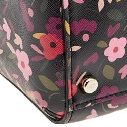Pre Owned Kate Spade Multicolor Floral Coated Canvas Cameron Street Lane Satchel