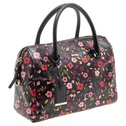 Pre Owned Kate Spade Multicolor Floral Coated Canvas Cameron Street Lane Satchel