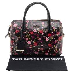 Pre Owned Kate Spade Multicolor Floral Coated Canvas Cameron Street Lane Satchel