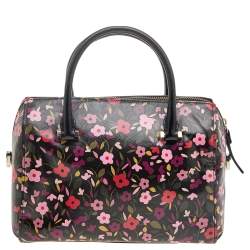 Pre Owned Kate Spade Multicolor Floral Coated Canvas Cameron Street Lane Satchel