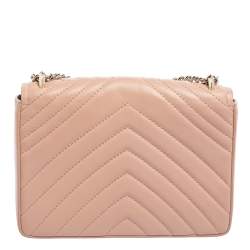 Pre Owned Kate Spade Light Pink Leather Amelia Shoulder Bag