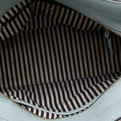 Pre Owned حقيبة يد توتس كيت سبيد كاميرون ستريت كاندانس جلد أزرق فاتح