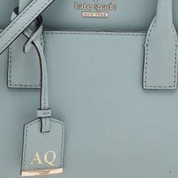 Pre Owned حقيبة يد توتس كيت سبيد كاميرون ستريت كاندانس جلد أزرق فاتح