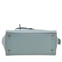 Pre Owned حقيبة يد توتس كيت سبيد كاميرون ستريت كاندانس جلد أزرق فاتح