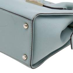 Pre Owned حقيبة يد توتس كيت سبيد كاميرون ستريت كاندانس جلد أزرق فاتح