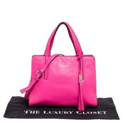 Pre Owned حقيبة يد توتس كيت سبيد جلد وردي