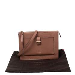 Pre Owned Kate Spade Old Rose Leather Shoulder Bag