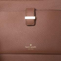 Pre Owned Kate Spade Old Rose Leather Shoulder Bag