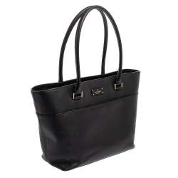 Kate Spade Black Leather Groove Street Margareta Tote
