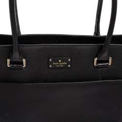 Kate Spade Black Leather Groove Street Margareta Tote