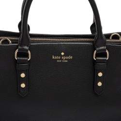 Pre Owned Kate Spade Black Leather Mulberry Street Lise Tote