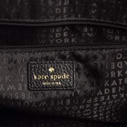 Pre Owned Kate Spade Black Leather Mulberry Street Lise Tote