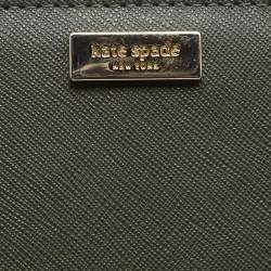 Pre Owned Kate Spade Moss Green Saffiano Leather Spencer Bifold Wallet