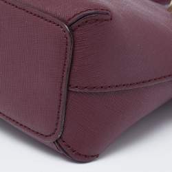 Pre Owned Kate Spade Grape Leather Mini Cedar Street Maise Crossbody Bag