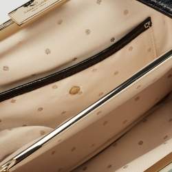 Pre Owned Kate Spade Mint Green Leather Frame Shoulder Bag