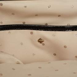 Pre Owned Kate Spade Mint Green Leather Frame Shoulder Bag