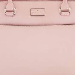 Pre Owned Kate Spade Light Pink Leather Tote