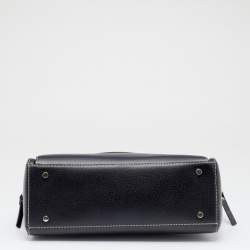 Pre Owned Kate Spade Black Leather Small Maeda Satchel