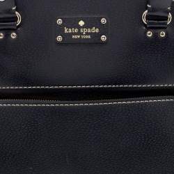 Pre Owned Kate Spade Black Leather Small Maeda Satchel