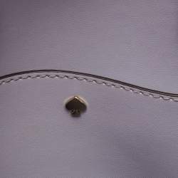 Pre Owned Kate Spade Navy Blue Leather Carter Street Devlin Tote