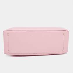 Pre Owned Kate Spade Pink Leather Medium Eva Tote