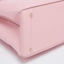 Pre Owned Kate Spade Pink Leather Medium Eva Tote