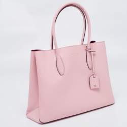 Pre Owned Kate Spade Pink Leather Medium Eva Tote