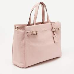 Pre Owned Kate Spade Pink Leather Holden Street Lanie Tote