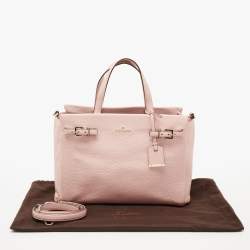 Pre Owned Kate Spade Pink Leather Holden Street Lanie Tote