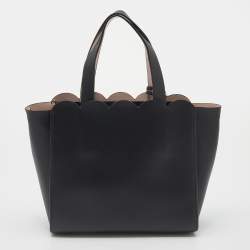 Pre Owned Kate Spade Black Leather Magnolia Street Tote